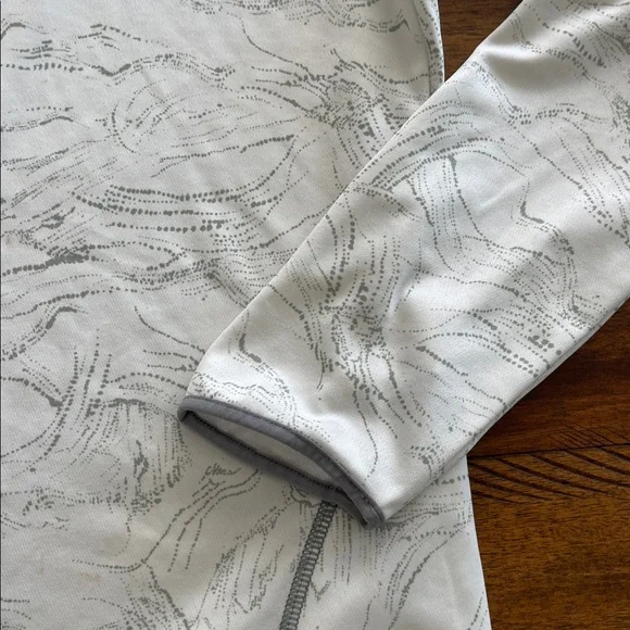 Patagonia Sunshade Pullover Hoody long sleeve size Small green white - Picture 4 of 14